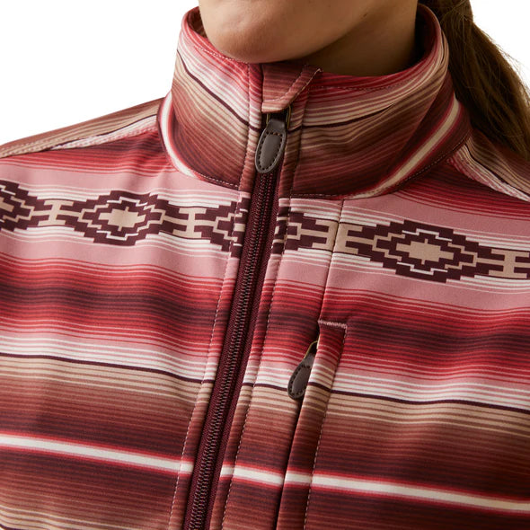 Ariat Women's New Team Softshell Jacket - Blushing Serape