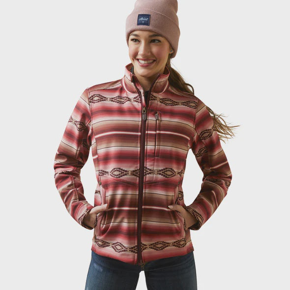 Ariat Women's New Team Softshell Jacket - Blushing Serape