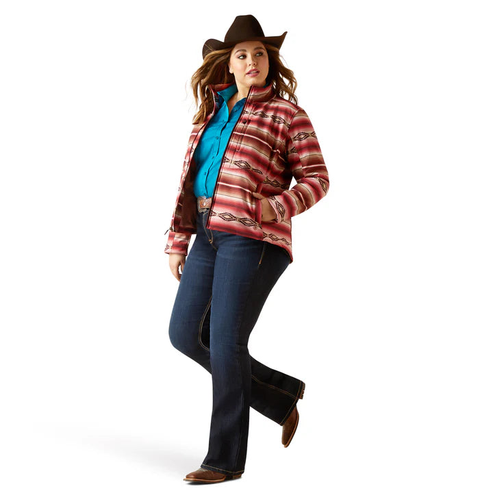 Ariat Women's New Team Softshell Jacket - Blushing Serape