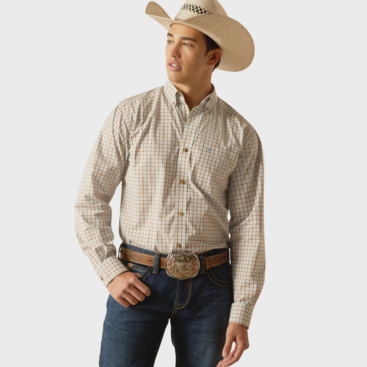 Pro Series Eli Classic Fit Shirt - Turquoise