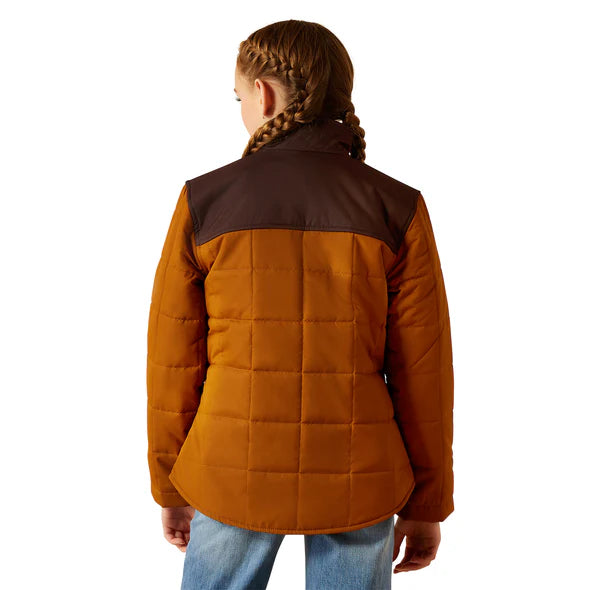 Ariat Kids Crius Jacket - Chestnut Horse/Chocolate Plum