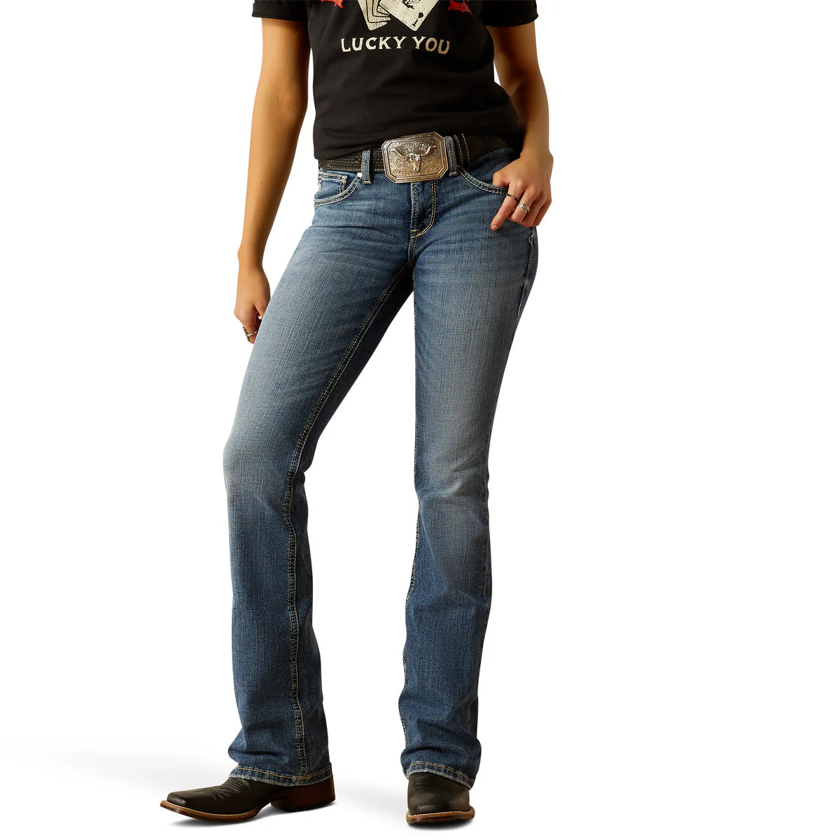 Ariat Women's Perfect Rise Boot Cut Brittany - Indiana
