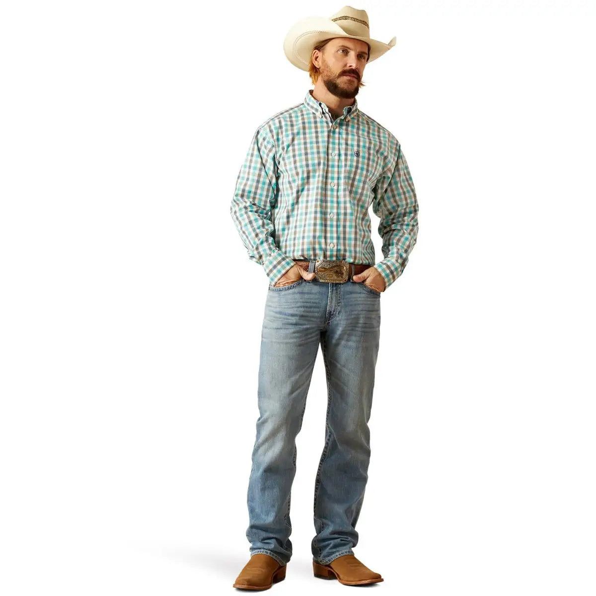 Ariat Men's Pro Series Jonathan Classic Fit Shirt - Navy