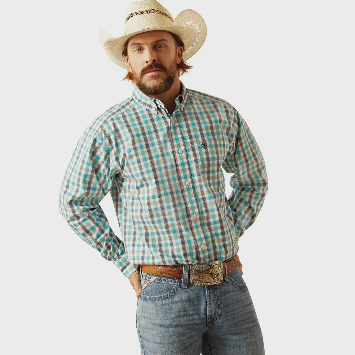 Ariat Men's Pro Series Jonathan Classic Fit Shirt - Navy