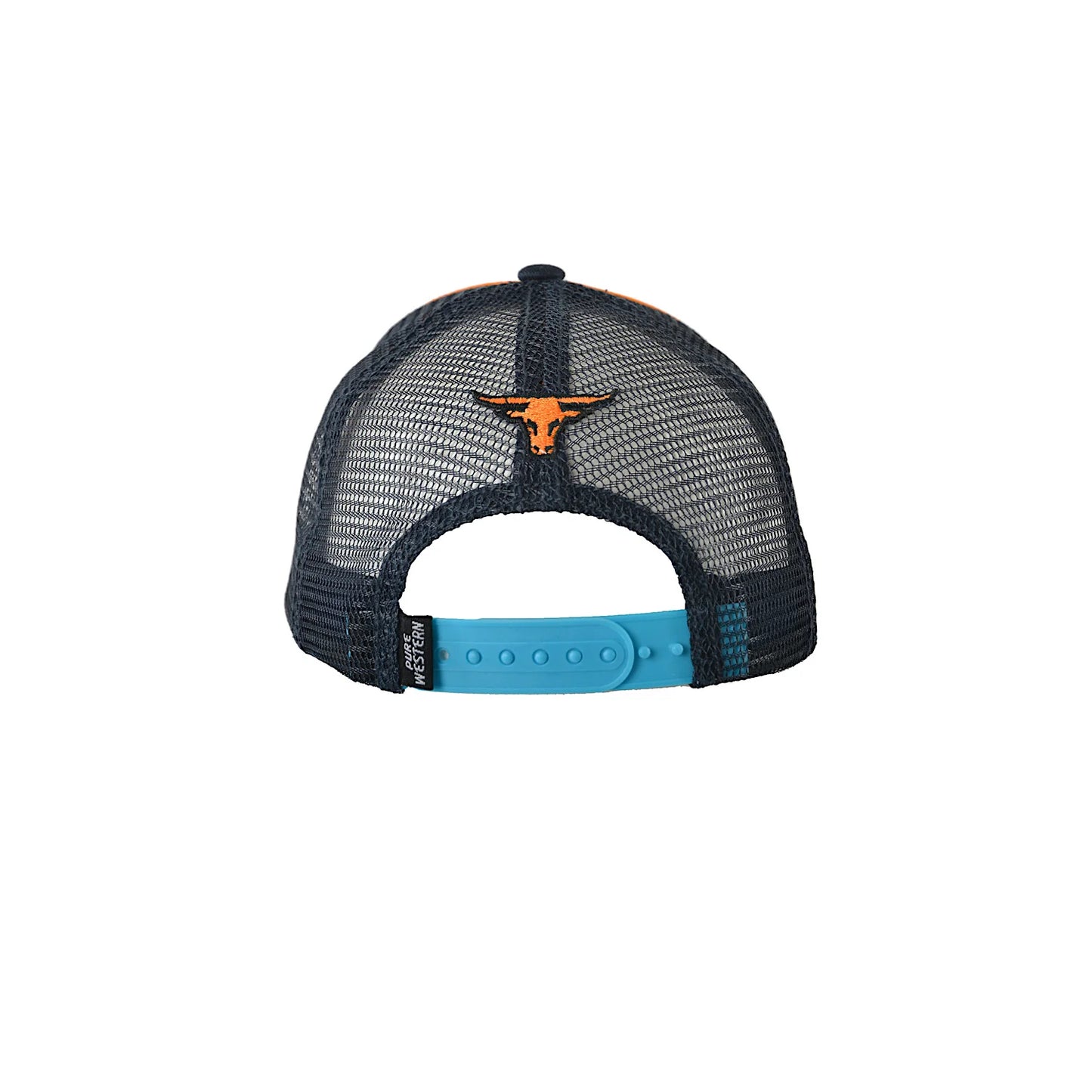 Pure Western Kid's Clarke Trucker Cap - Navy