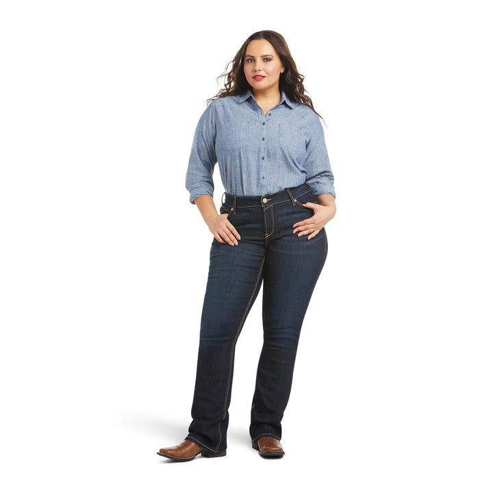 Ariat R.E.A.L. Mid Rise Arrow Fit Jocelyn Boot Cut - Nashville