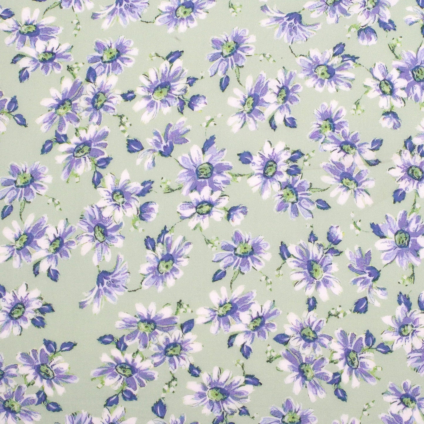 Women's Abbey Full Button Shirt - Sage Daisy