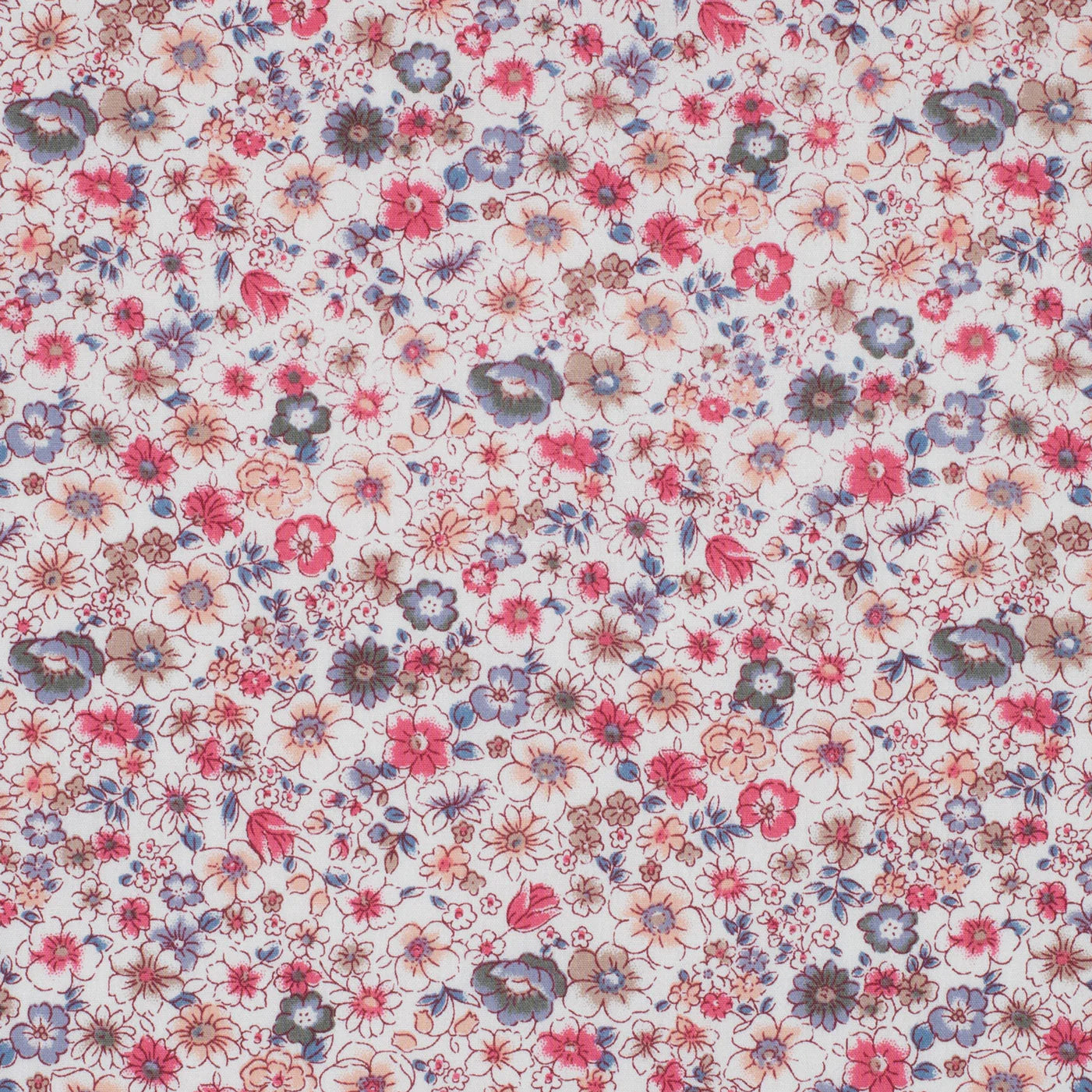 Just Country Women's Georgie Half Button Workshirt - White Floral