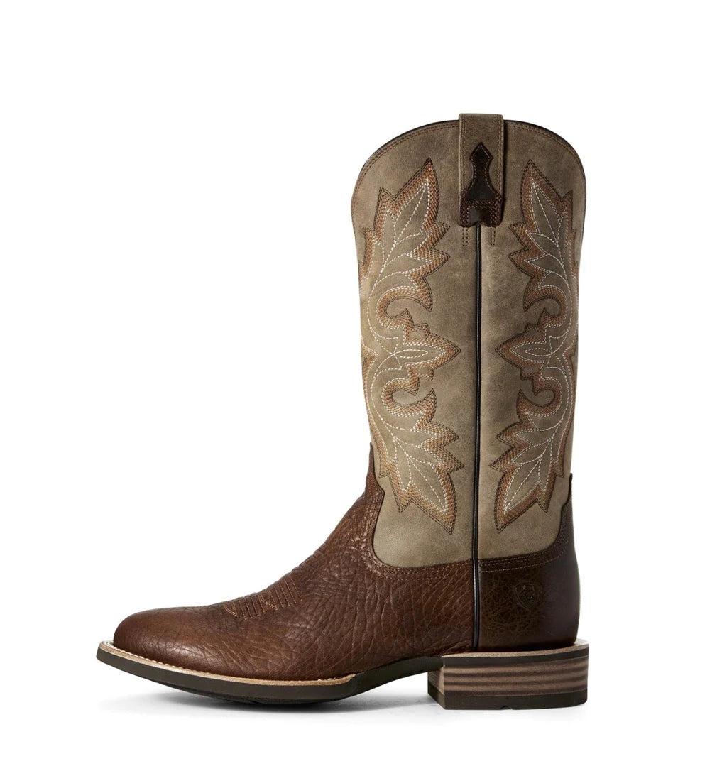 Ariat Men's Lockwood Boot - Antique Buckskin/Brown Bomber