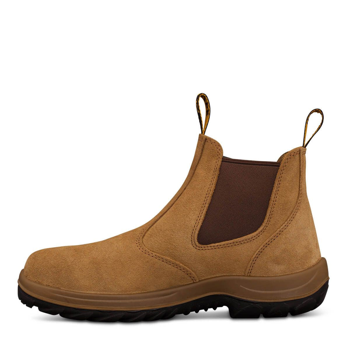 Oliver Elastic Sided Boot - Beige Suede