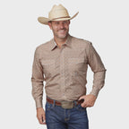 Roper Men's Amarillo Sedona Sunset Collection Shirt - Rust