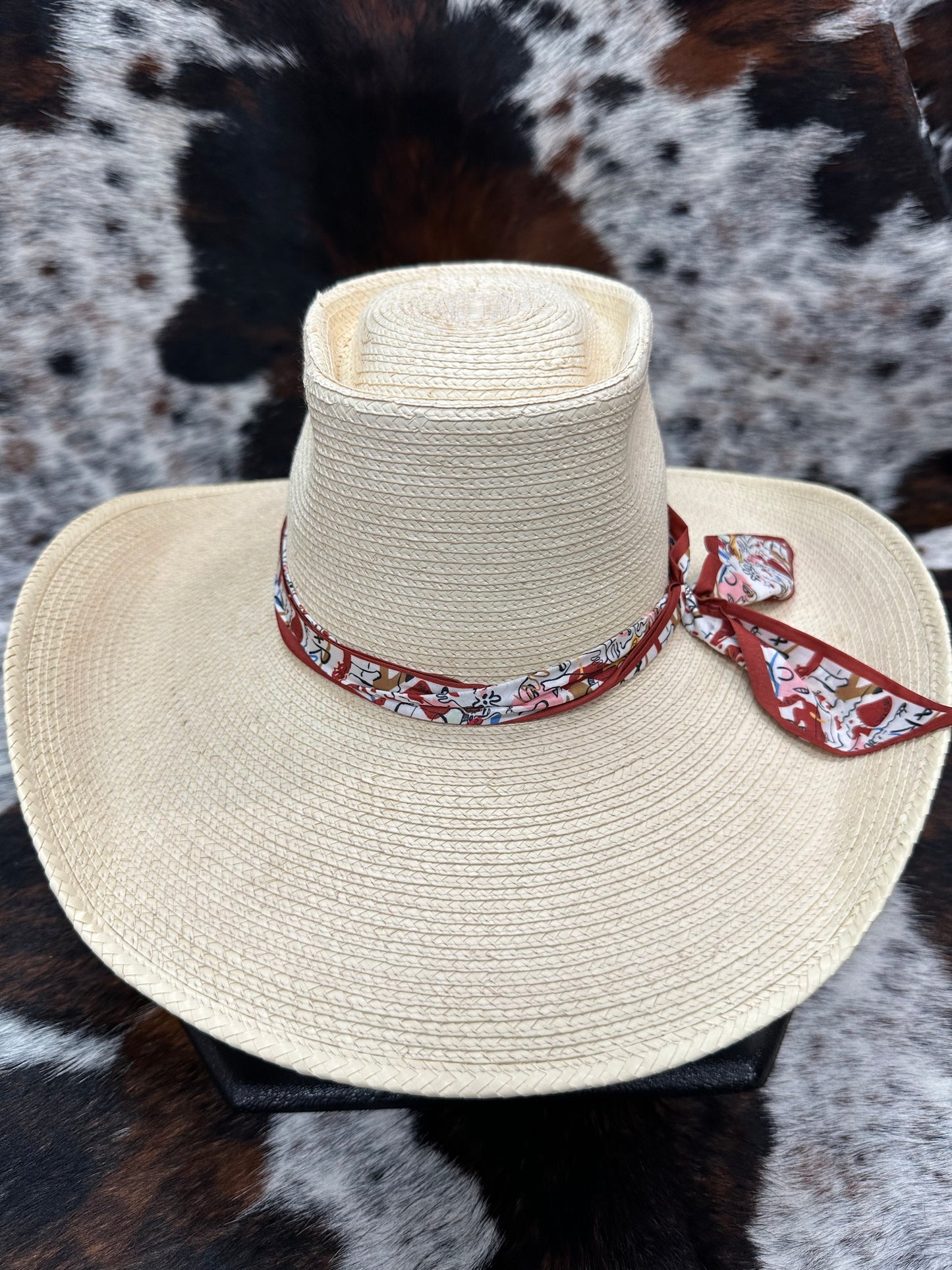 Dark Rust Hat Band/Hair Scarf