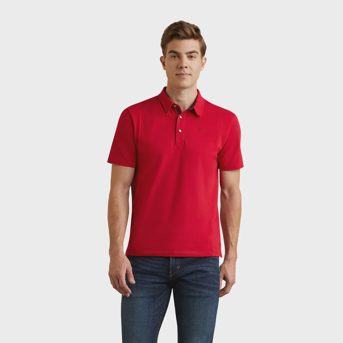 Ariat Men's Medal Polo - Red
