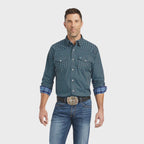 Ariat Relentless Sensational Stretch Classic Fit Snap Shirt - Black