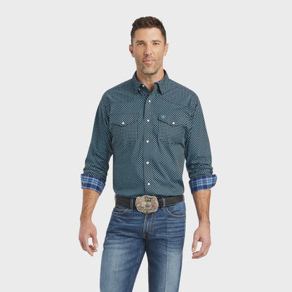 Ariat Relentless Sensational Stretch Classic Fit Snap Shirt - Black