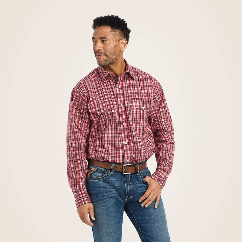 Ariat Men's Pro Series Witten Classic Fit Shirt - Rio Red