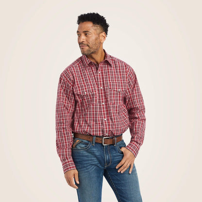 Ariat Men's Pro Series Witten Classic Fit Shirt - Rio Red