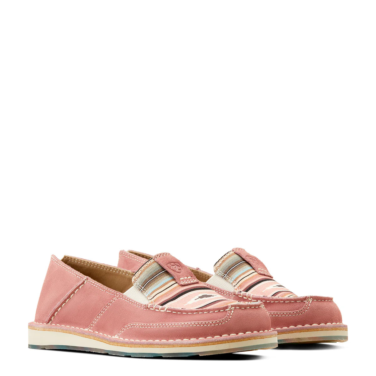 Ariat Women's Cruiser - Azalea Suede/Baby Pink Serape