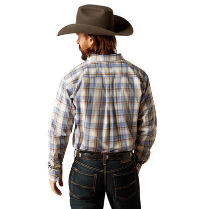 Ariat Men's Pro Series Tristen Long Sleeve Shirt - Blue