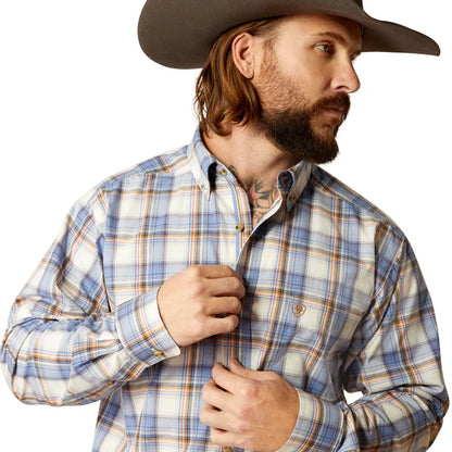 Ariat Men's Pro Series Tristen Long Sleeve Shirt - Blue
