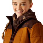 Ariat Kids Crius Jacket - Chestnut Horse/Chocolate Plum