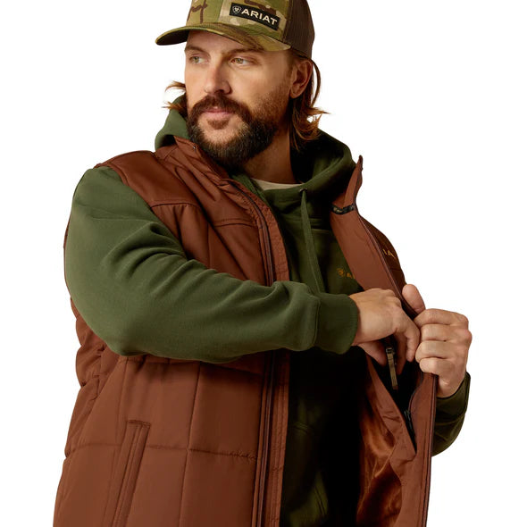 Ariat Men's Crius Insulated Vest - Potting Soil