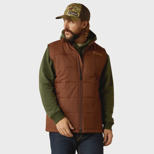 Ariat Men's Crius Insulated Vest - Potting Soil
