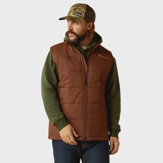 Ariat Men's Crius Insulated Vest - Potting Soil