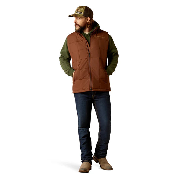 Ariat Men's Crius Insulated Vest - Potting Soil