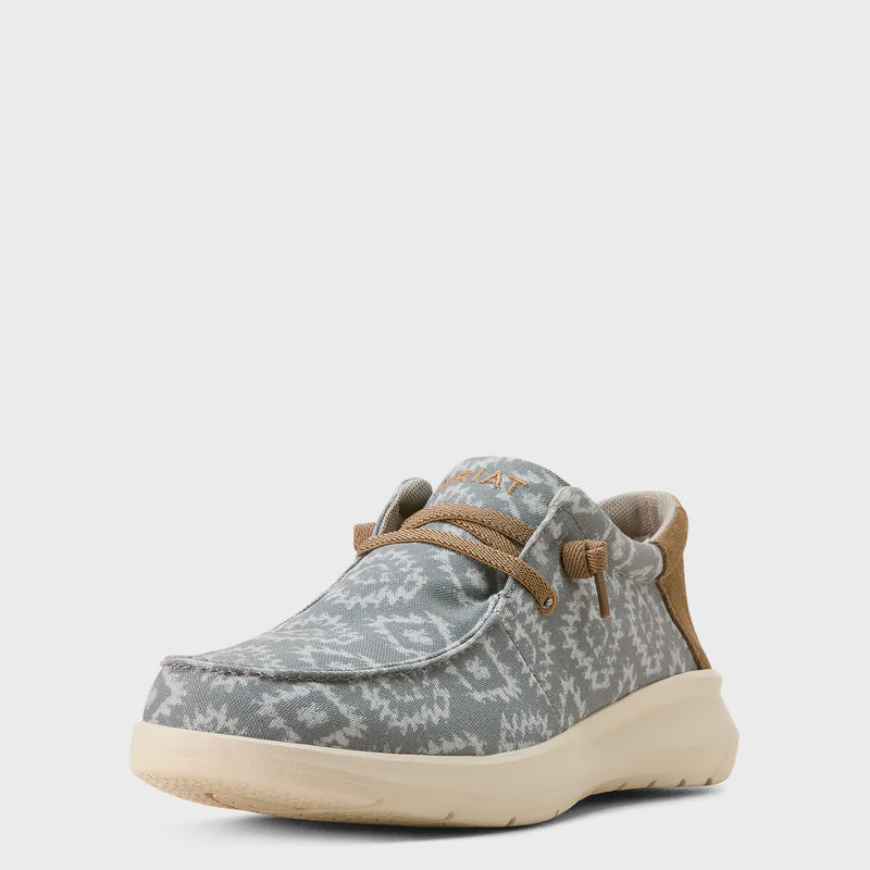 Men's Hilo - Grey Flannel Blanket/Bark Brown