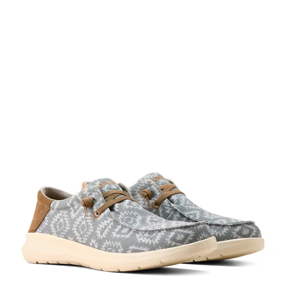 Men's Hilo - Grey Flannel Blanket/Bark Brown