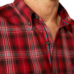 Ariat Men's Pro Series Jude Classic Fit Shirt - Red