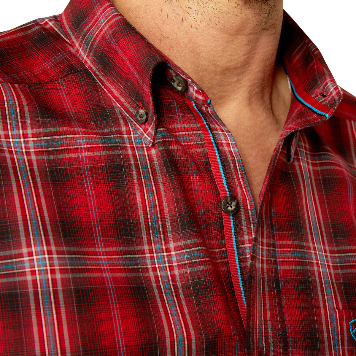 Ariat Men's Pro Series Jude Classic Fit Shirt - Red