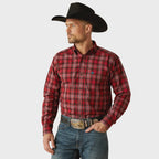 Ariat Men's Pro Series Jude Classic Fit Shirt - Red