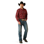 Ariat Men's Pro Series Jude Classic Fit Shirt - Red