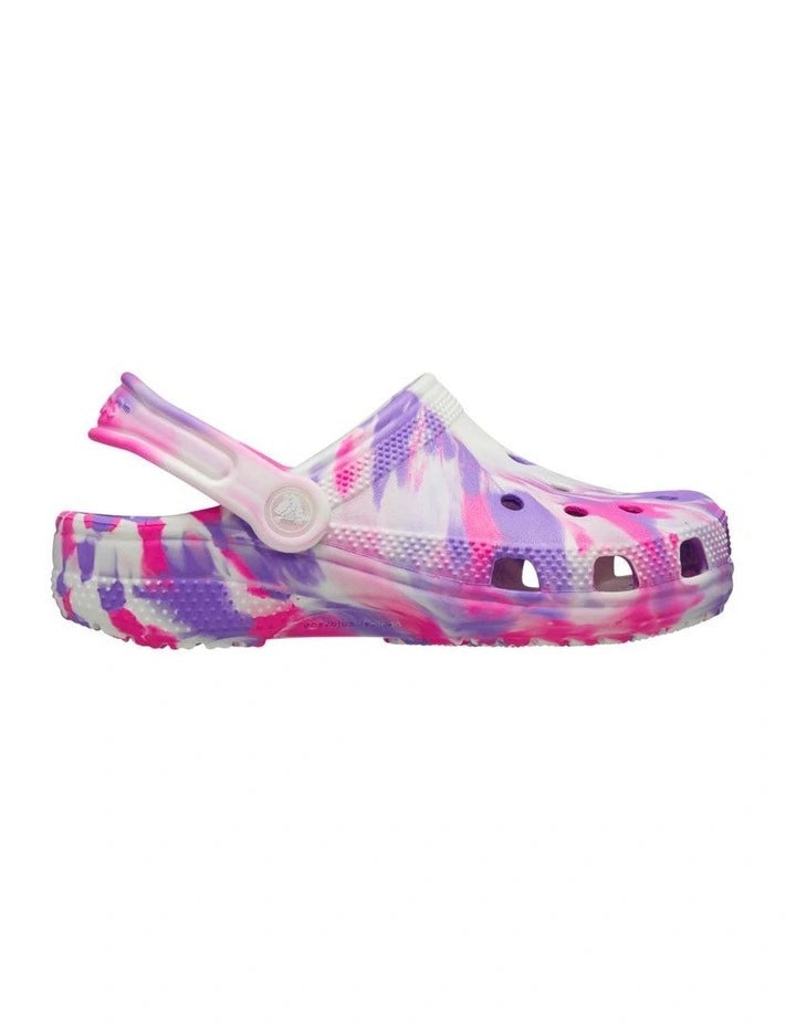 Crocs - Kids Classic Marbled Glow in the Dark Clogs