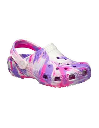 Crocs - Kids Classic Marbled Glow in the Dark Clogs