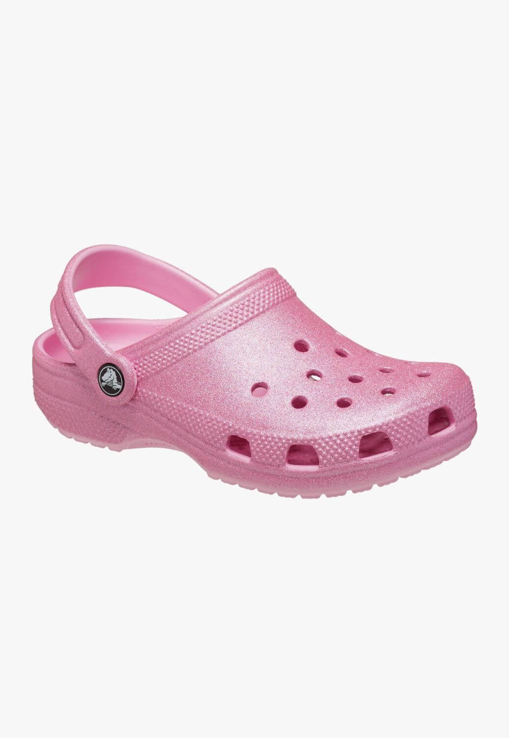 Crocs - Kids Classic Glitter Clog - Pink Tweed