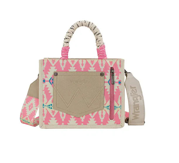 Southwestern Rope Handle Bag