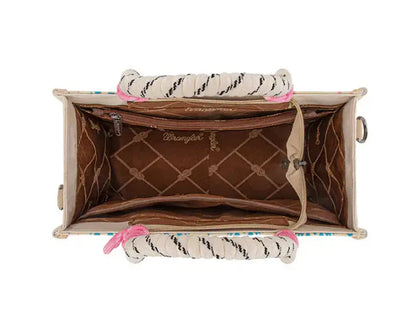 Southwestern Rope Handle Bag