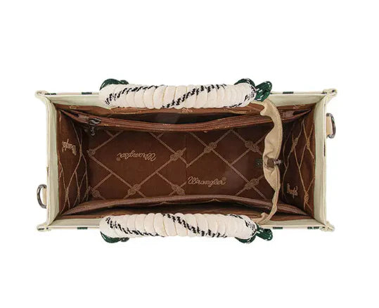 Southwestern Rope Handle Bag