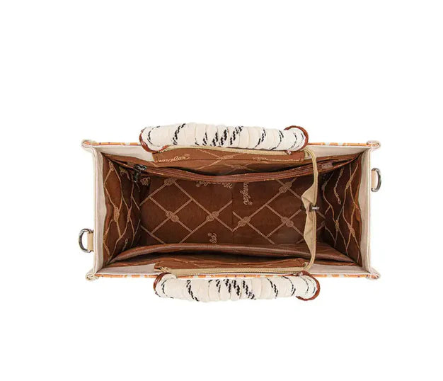 Southwestern Rope Handle Bag