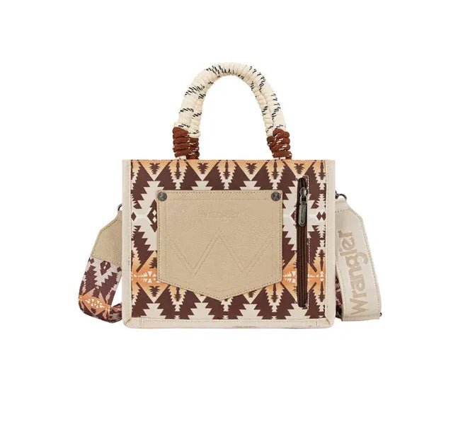 Southwestern Rope Handle Bag