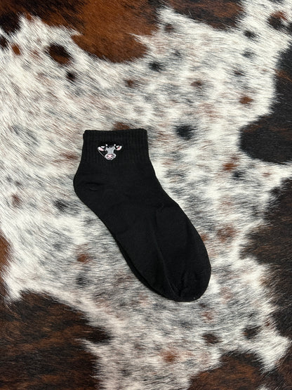 Cow Ankle Socks