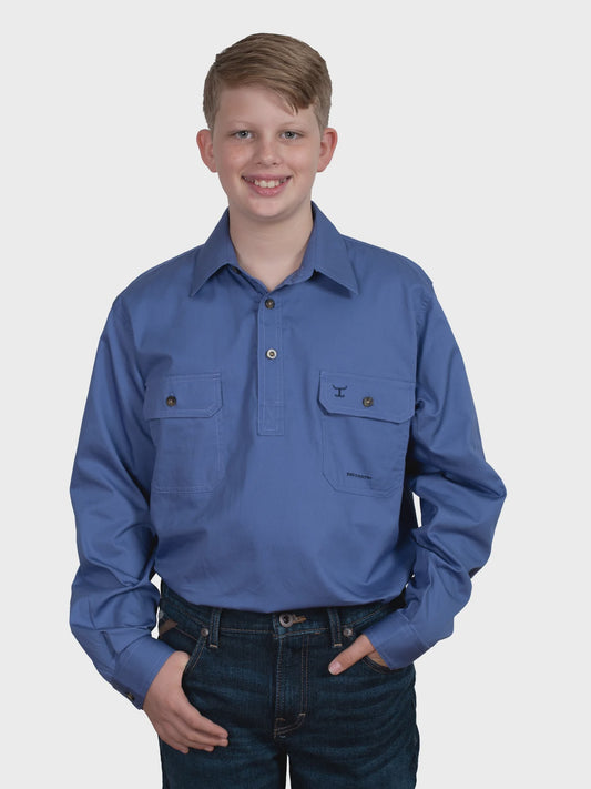 Just Country Boys Lachlan Shirt - Blue