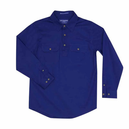 Just Country Boys Lachlan Shirt - Cobalt