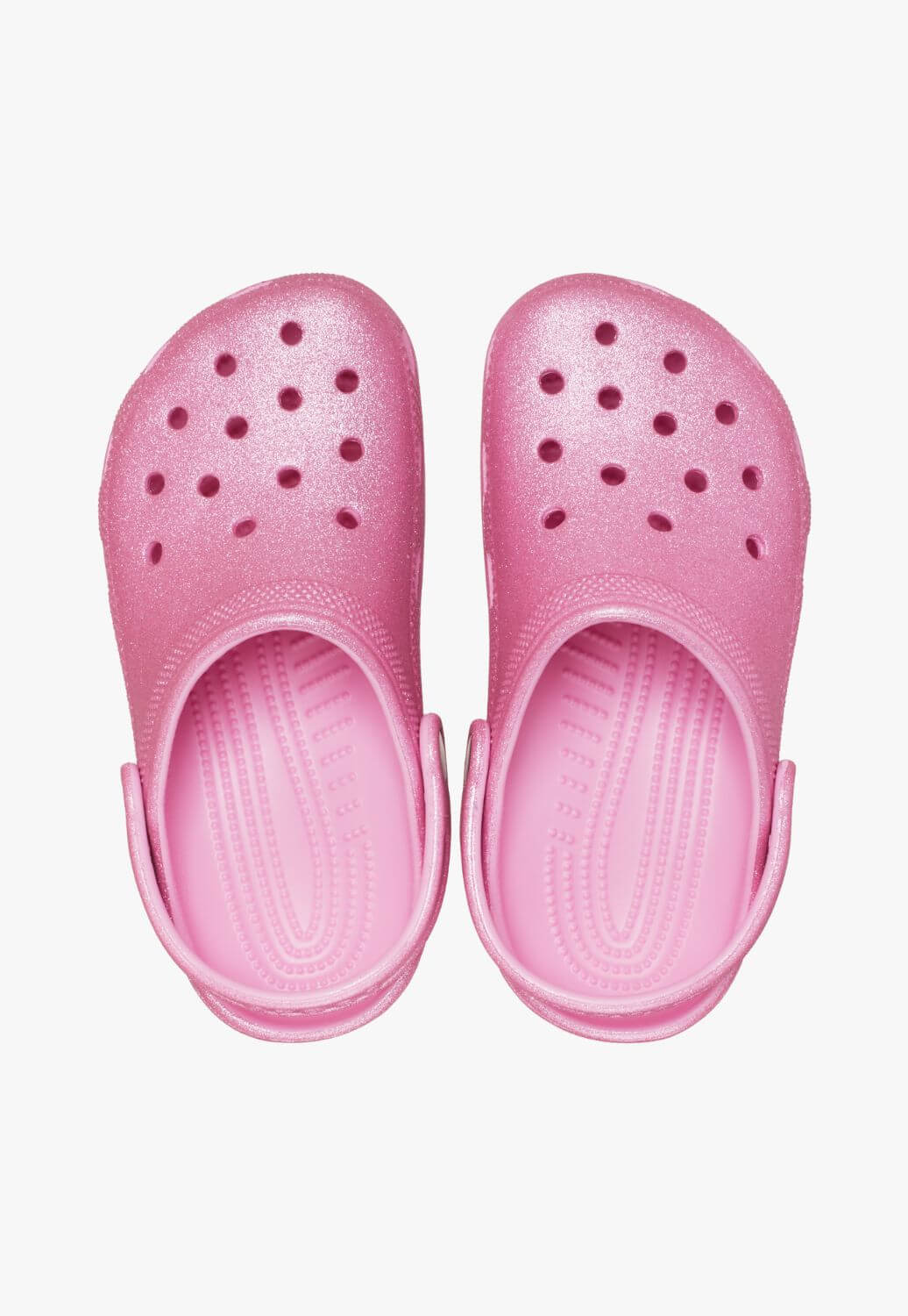 Crocs - Kids Classic Glitter Clog - Pink Tweed