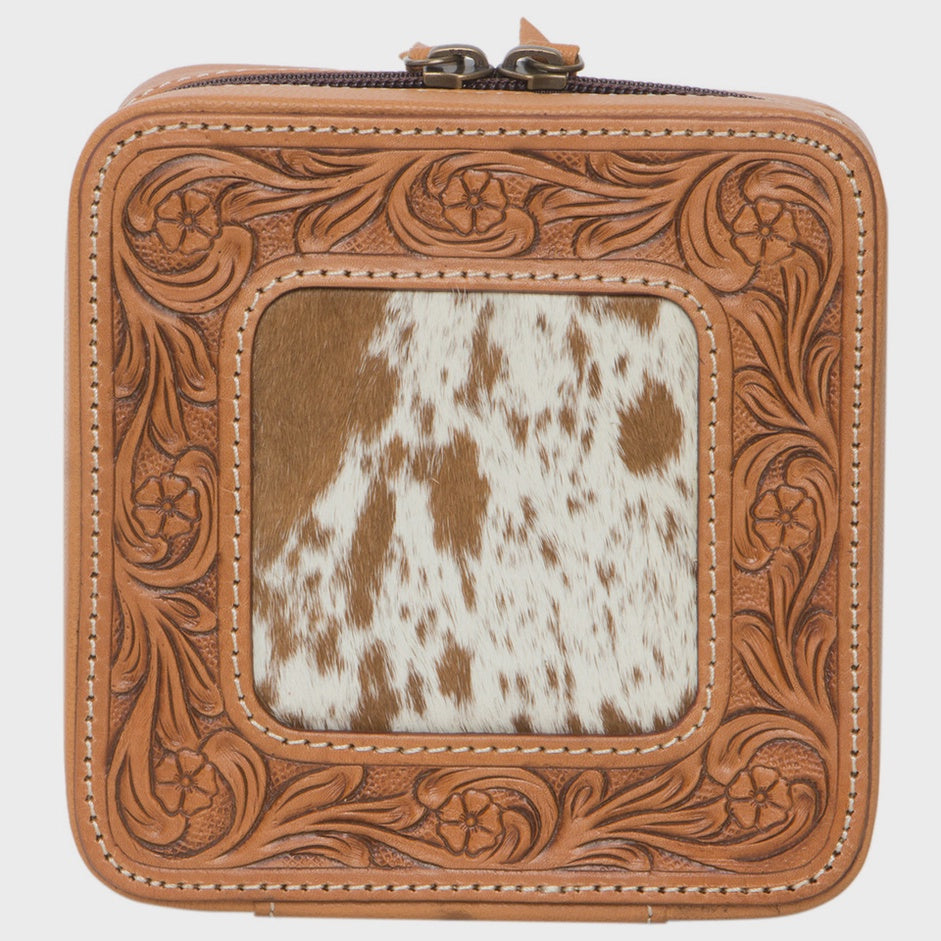 Cowhide Jewellery Box