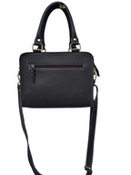 Tooled Leather Cowhide Boot Stitch Medium Bag