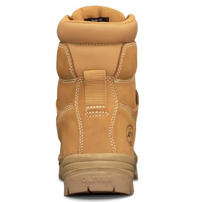 Oliver AT45 Series Composite Capped Mid Cut Work Boot Wheat